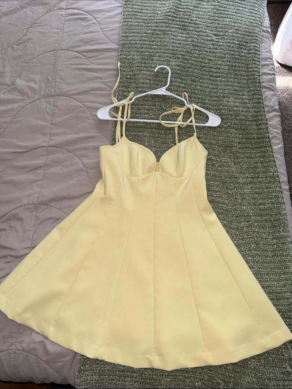 Zara yellow dress
